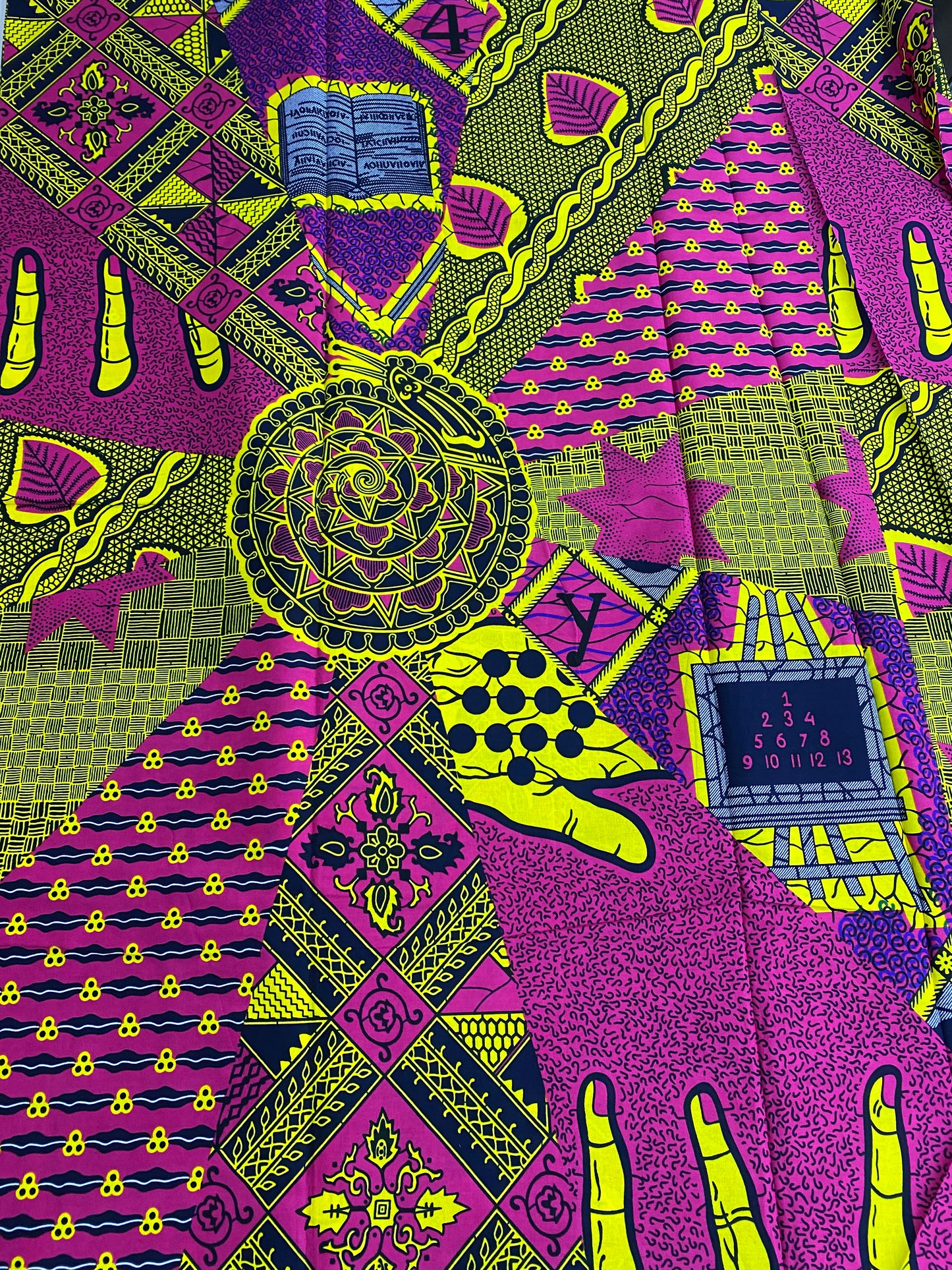 African print fabric sell by the yard 
