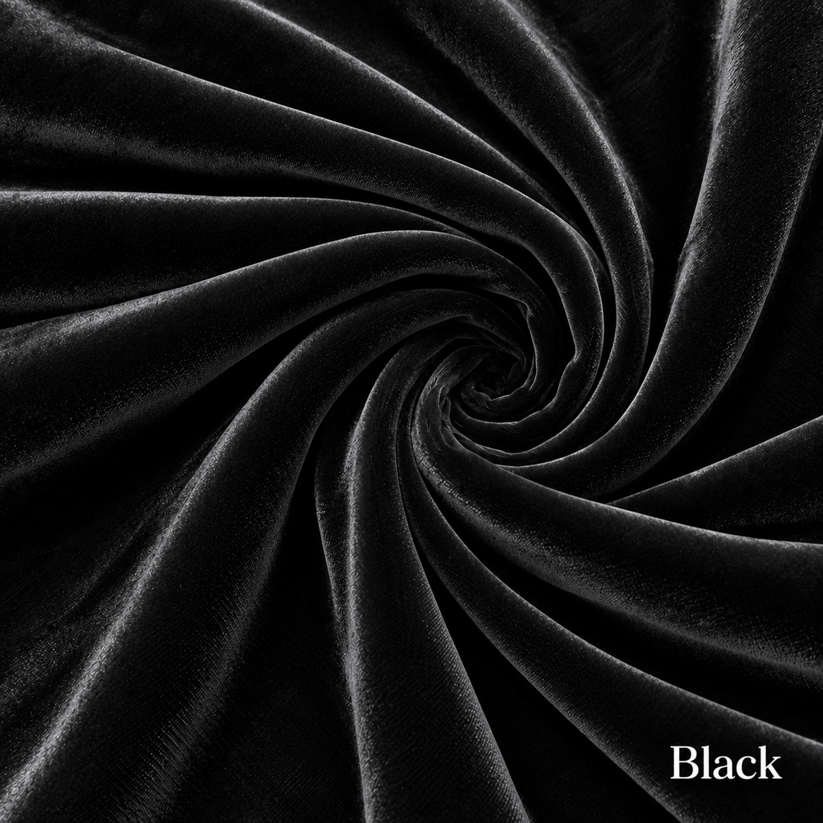 Black Velvet Fabric