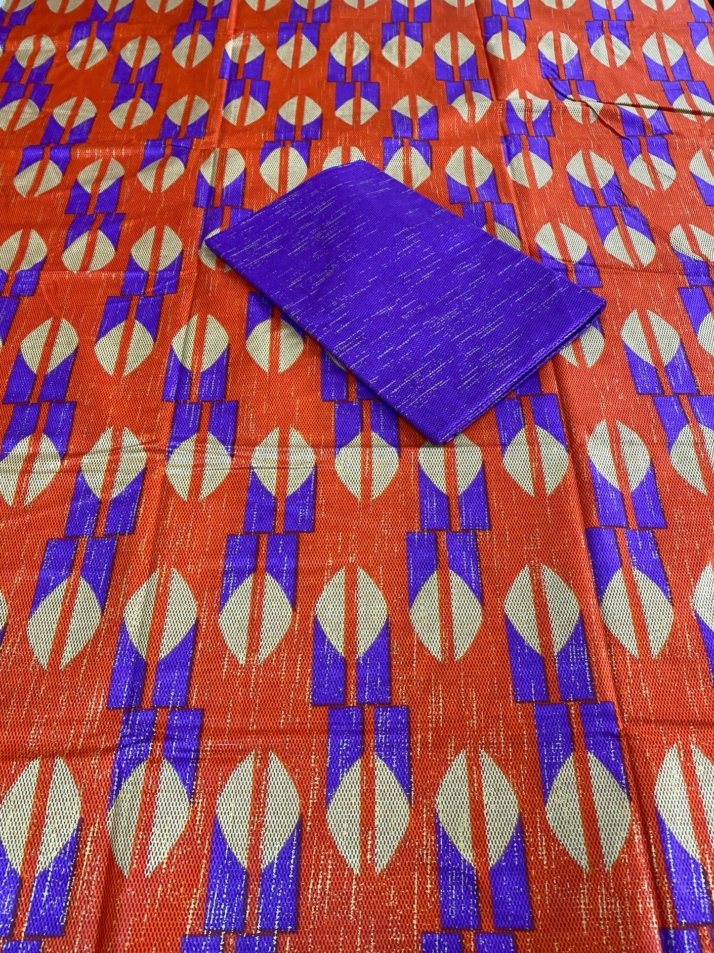 6 yards Kente African print fabric