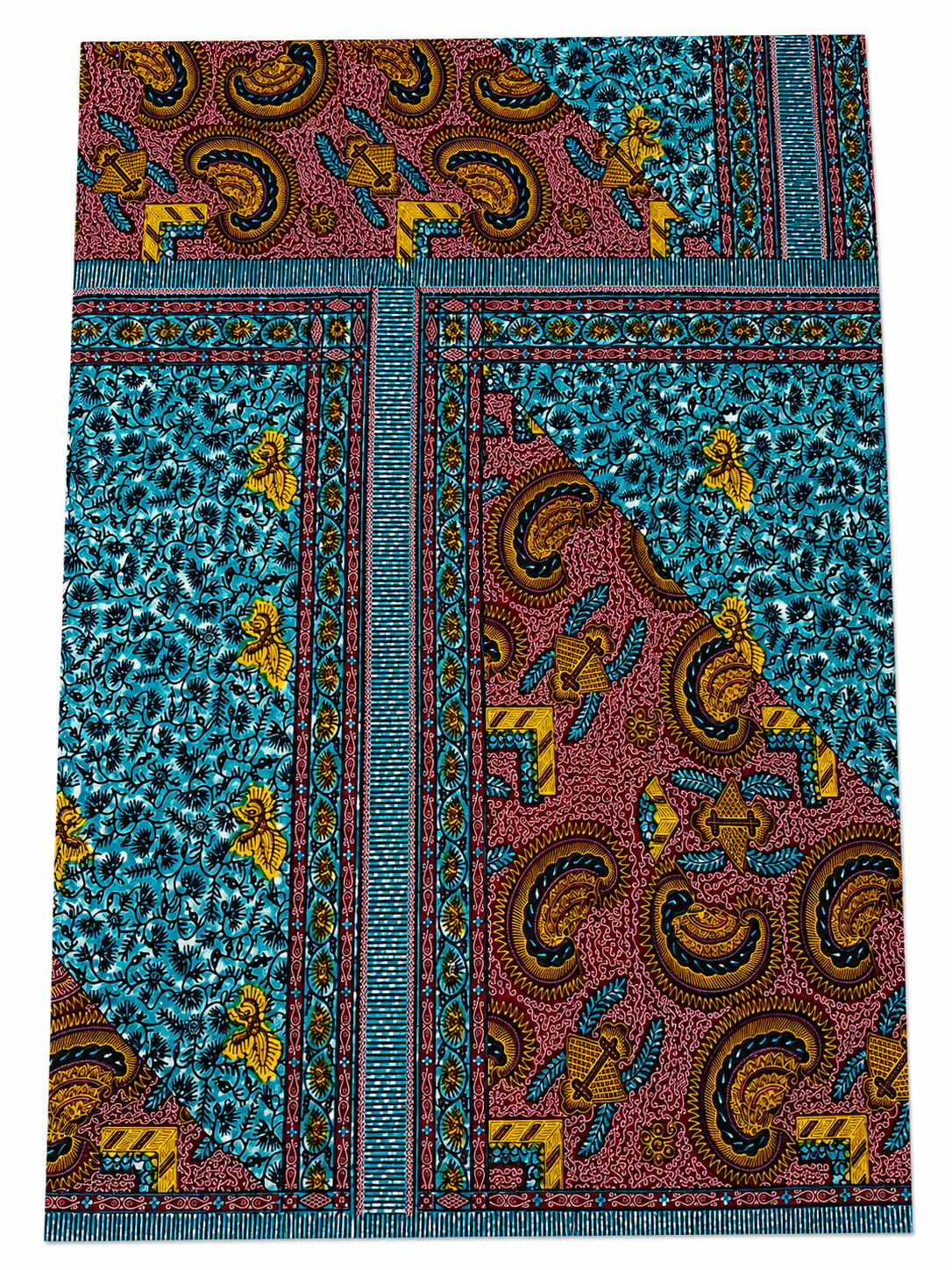 African Print Wax Fabric – 6 Yards