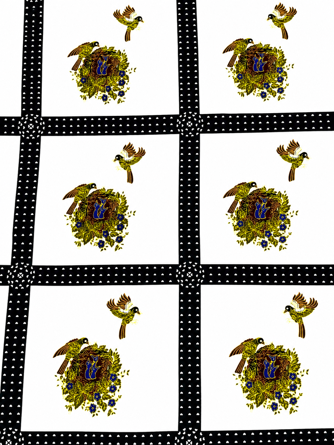 Bird’s Nest Premium Cotton Print Fabric