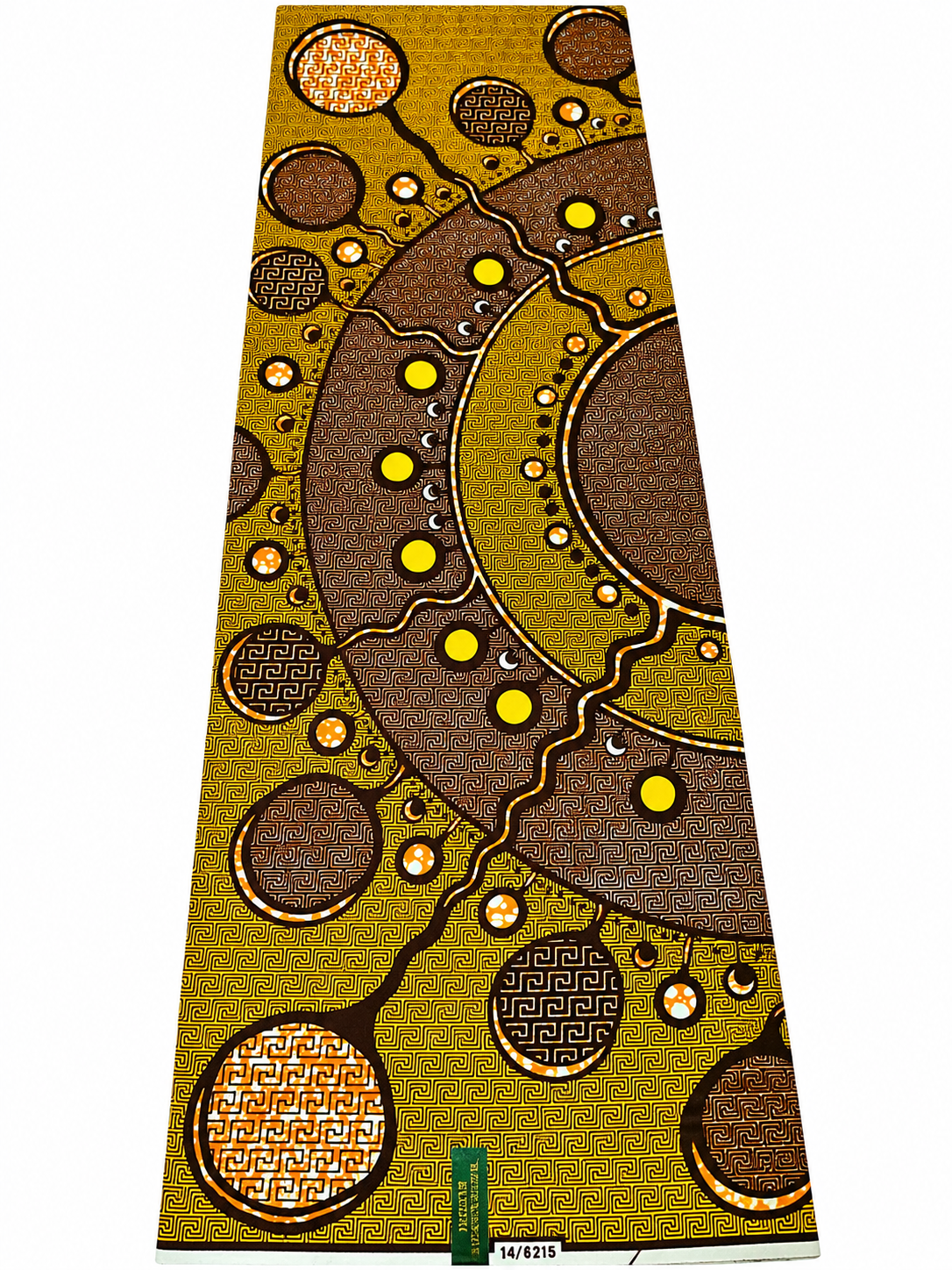 Golden Earth African Print Cotton Fabric