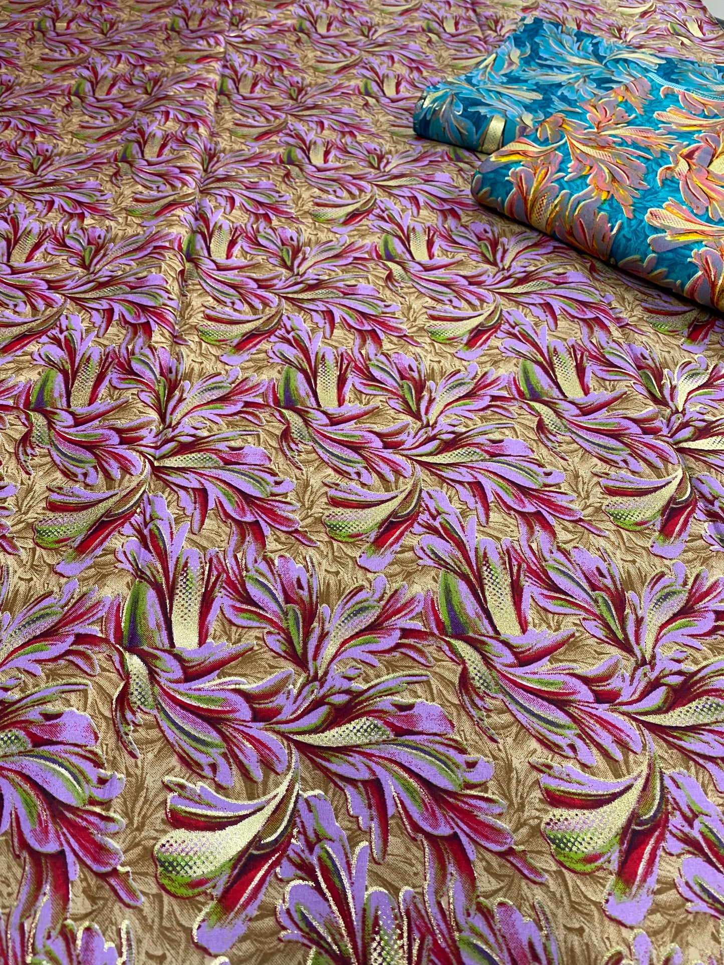 Java Golden print fabric 