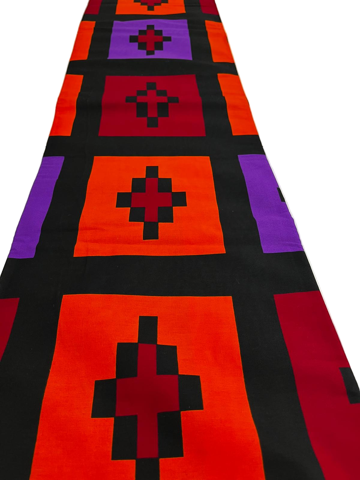 Checkered African print