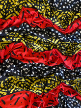 Load image into Gallery viewer, Stretch African Print Fabric in Nylon Spandex 4 Way Stretch
