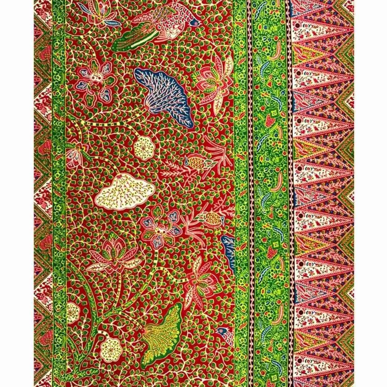 African paint fabric