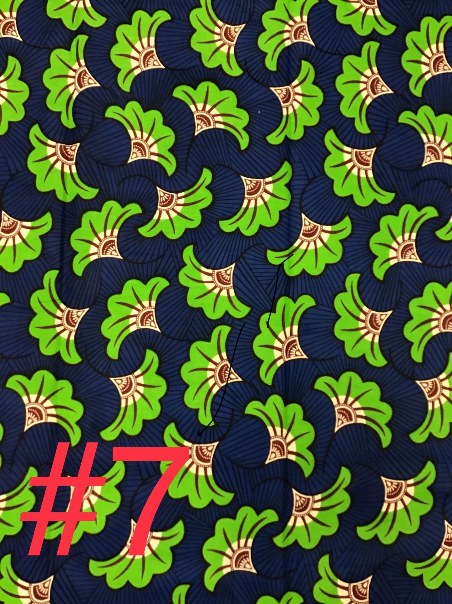African print fabric 6 yards