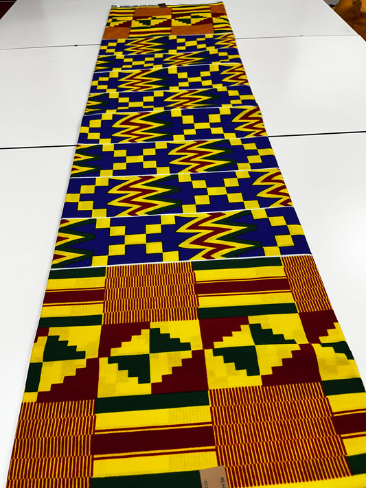 African kente fabric