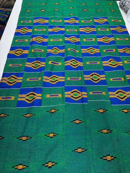 Authentic Ghana Bonwire Handwoven Kente Fabric