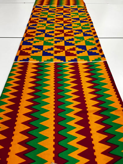 African kente fabric