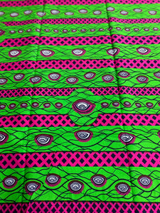 African print fabric sold by the yard