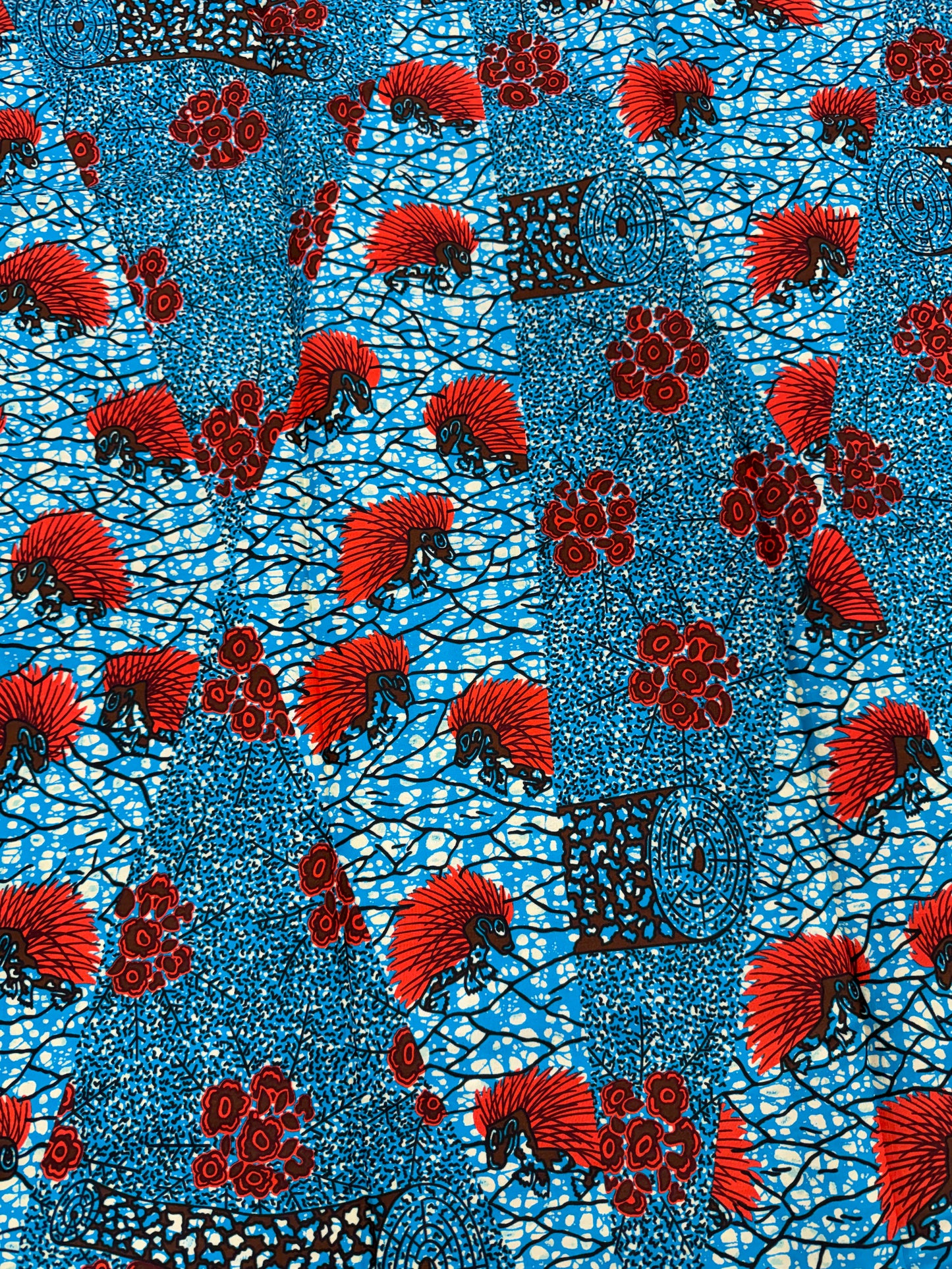 Premium African Print Fabric – Full 6-Yard Piece