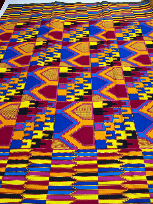 African kente fabric