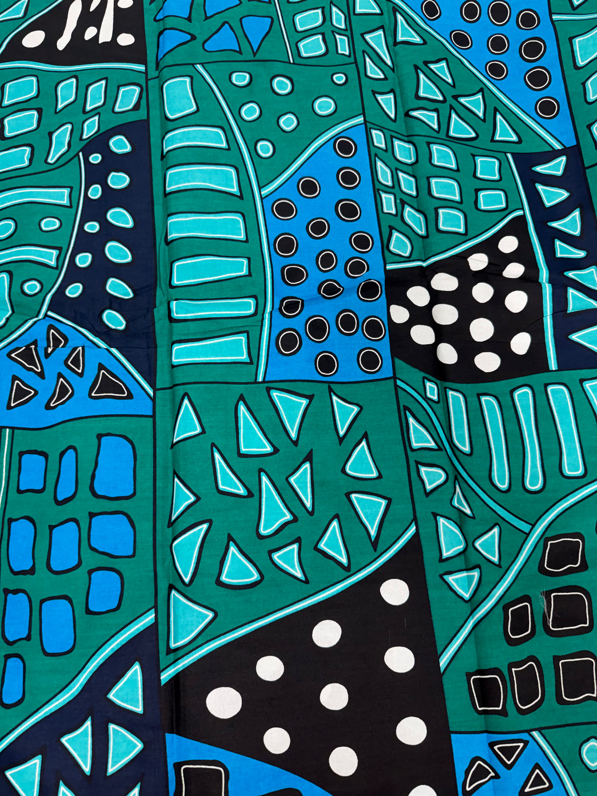 Blue & Yellow Corset Butterfly African Print Fabric — Sold by the Yard