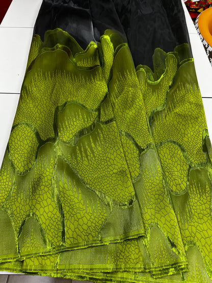 Luxury Liquid Organza Brocade 60” Wide – By Yard