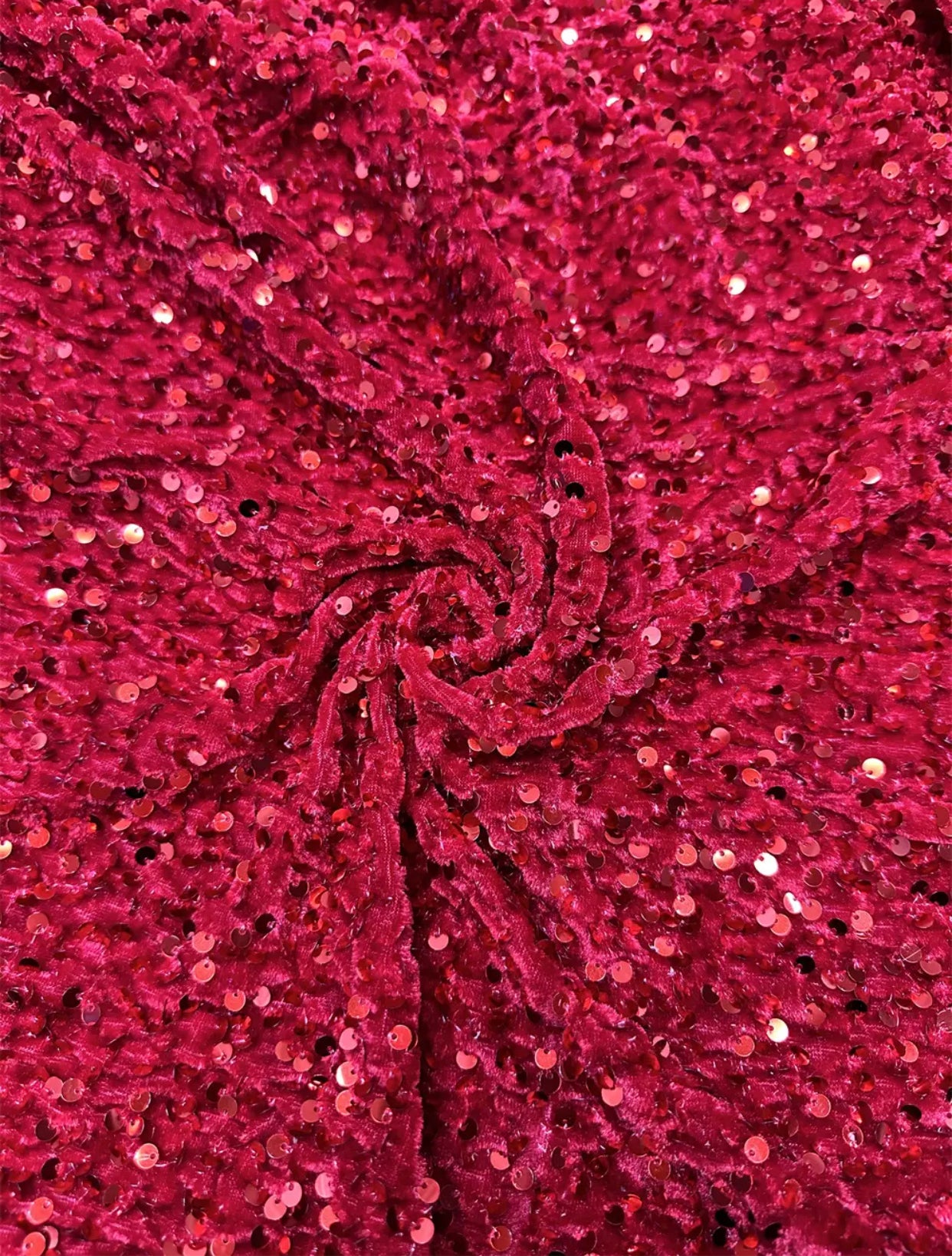 Velvet sequin