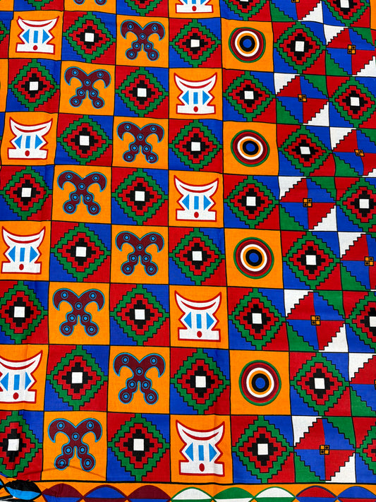 African print fabric by the yard￼