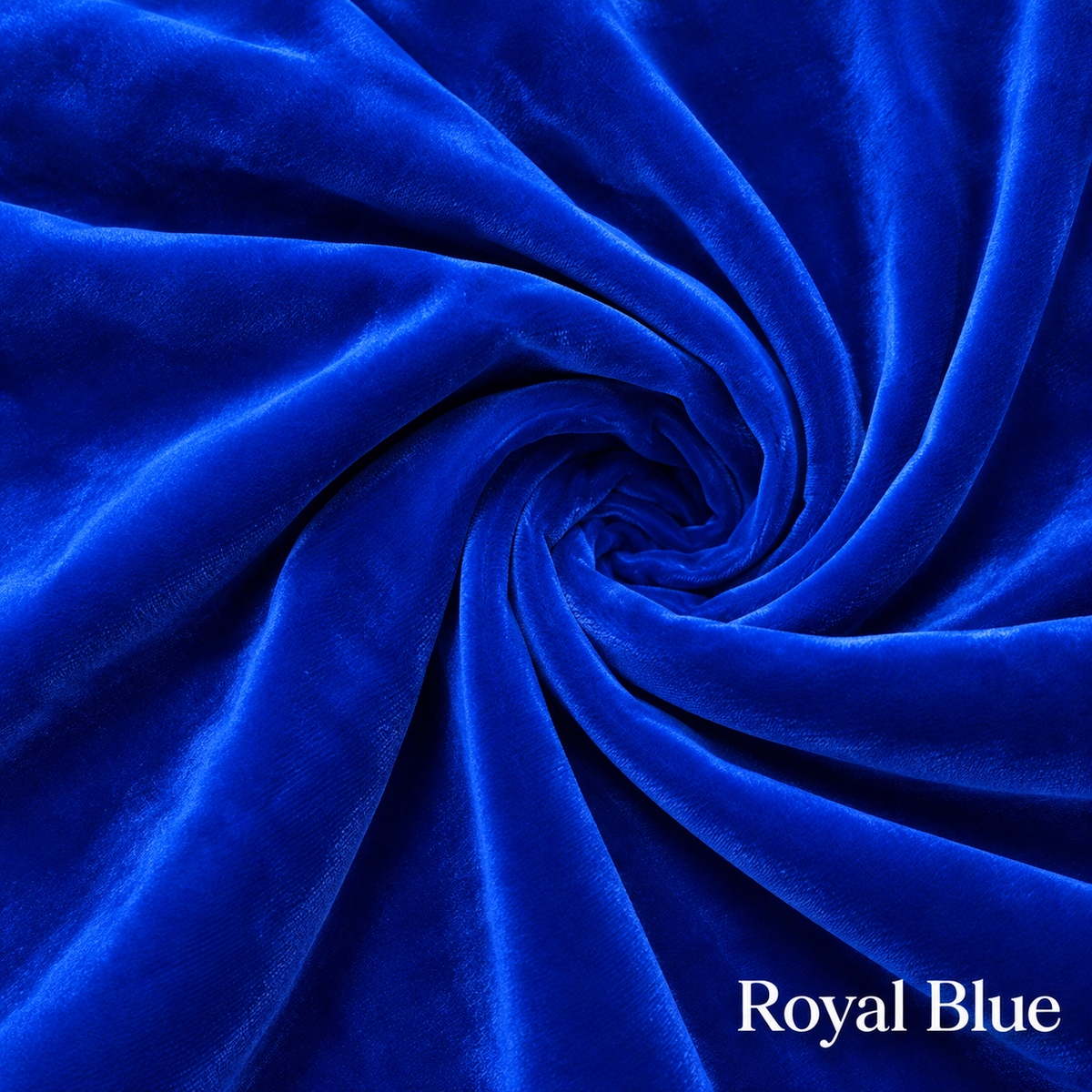 Royal Blue Velvet Fabric