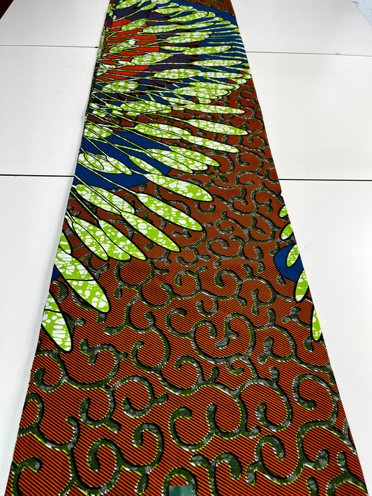 6 yards African print fabric