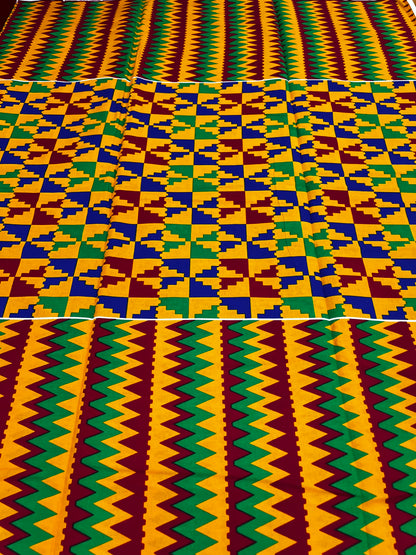 African kente fabric