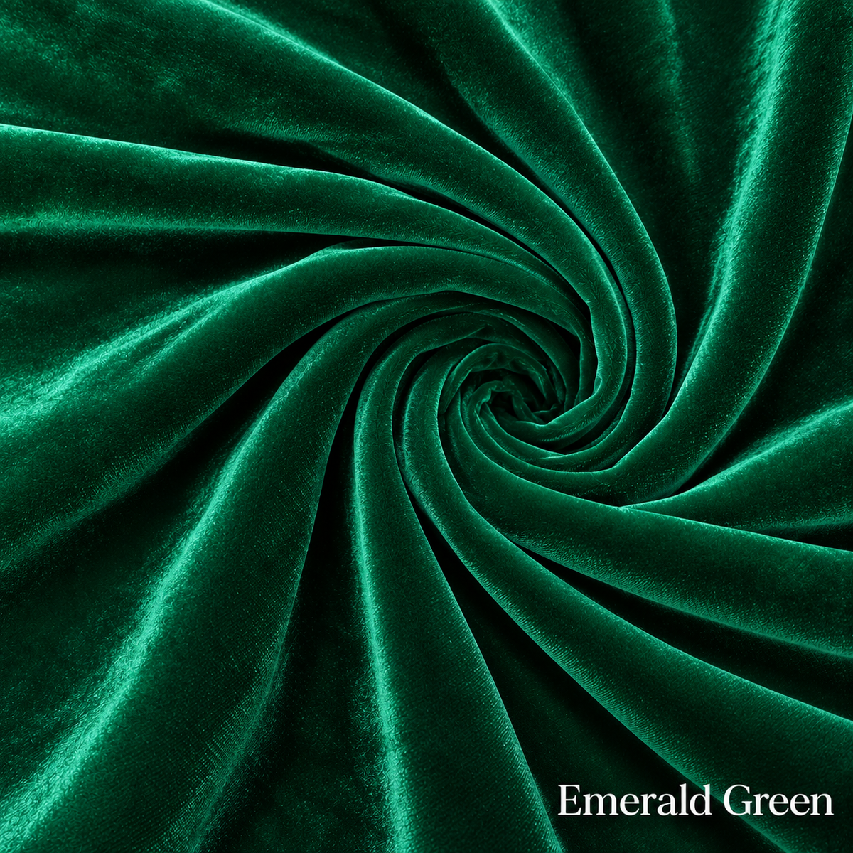 Emerald Green Velvet Fabric