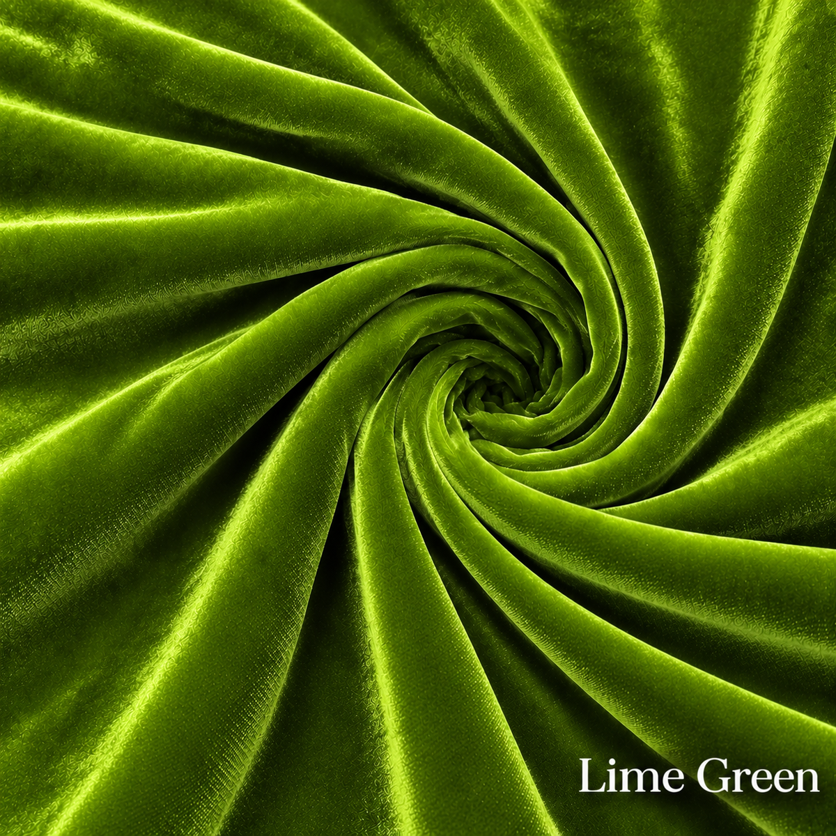 Lime Green Velvet Fabric