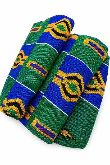 Authentic Ghana Bonwire Handwoven Kente Fabric