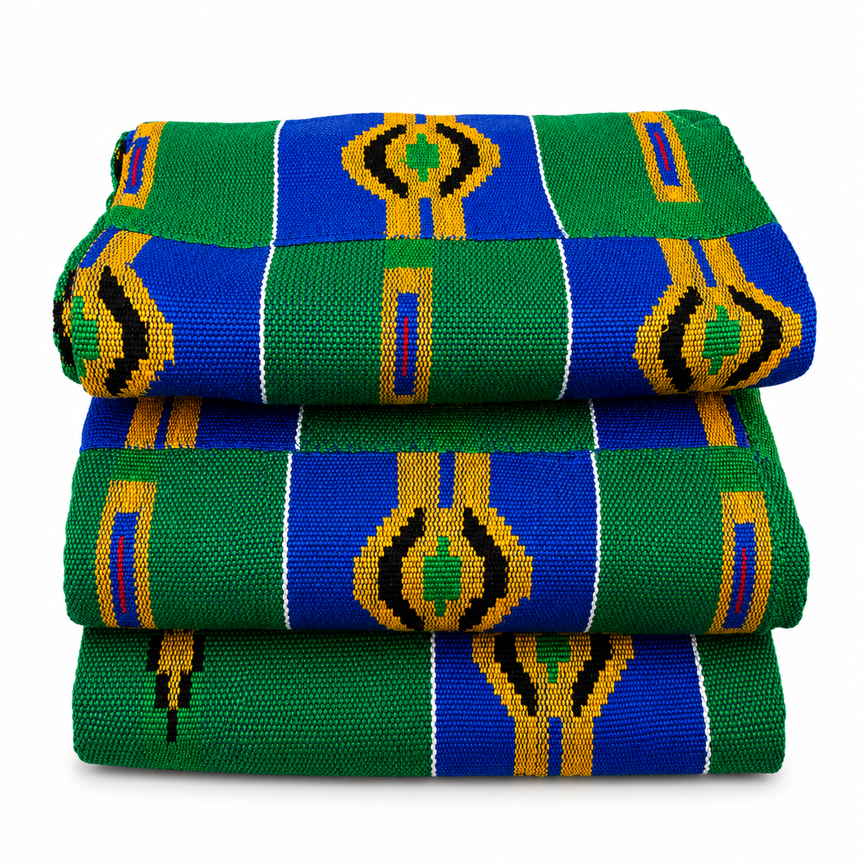 Authentic Ghana Bonwire Handwoven Kente Fabric