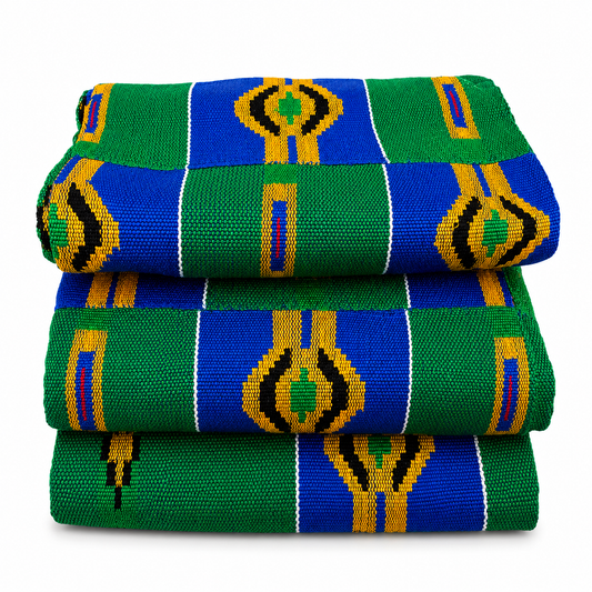 Authentic Ghana Bonwire Handwoven Kente Fabric