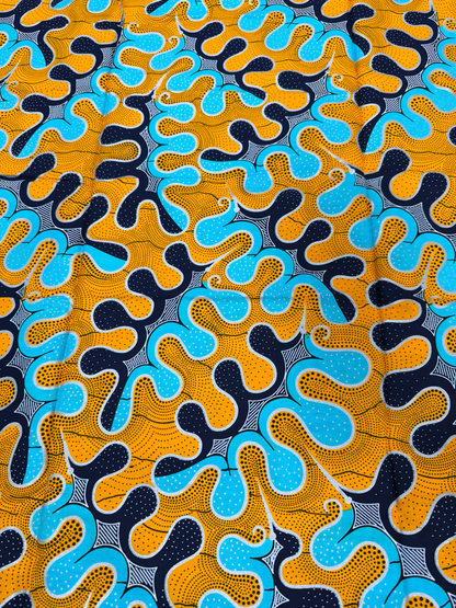 Embellished with gold print 100% cotton