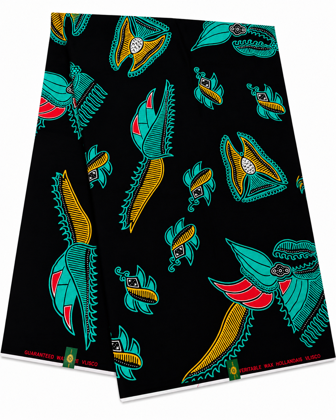 Premium African Wax Print Fabric – 6 Yards
