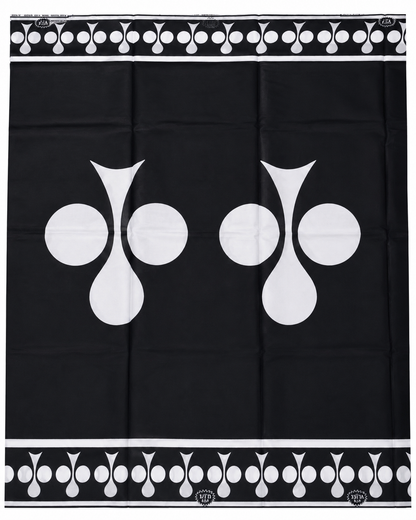 Black & White Premium Wax Print Fabric – 6 Yards