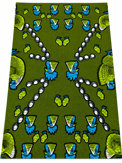 6 yards African print fabric