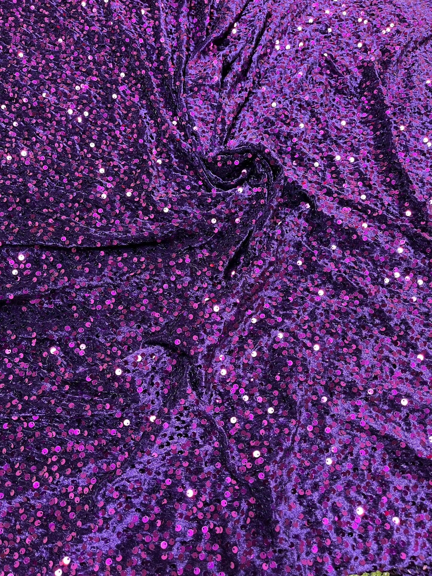 Velvet sequin