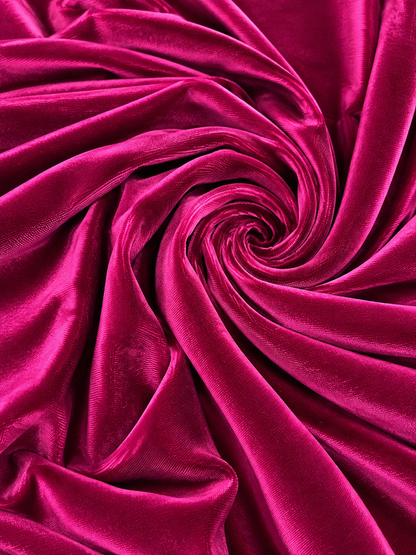 Luxury Velvet Fabric by the Yard – 58/60” Wide | Multiple Colors Available