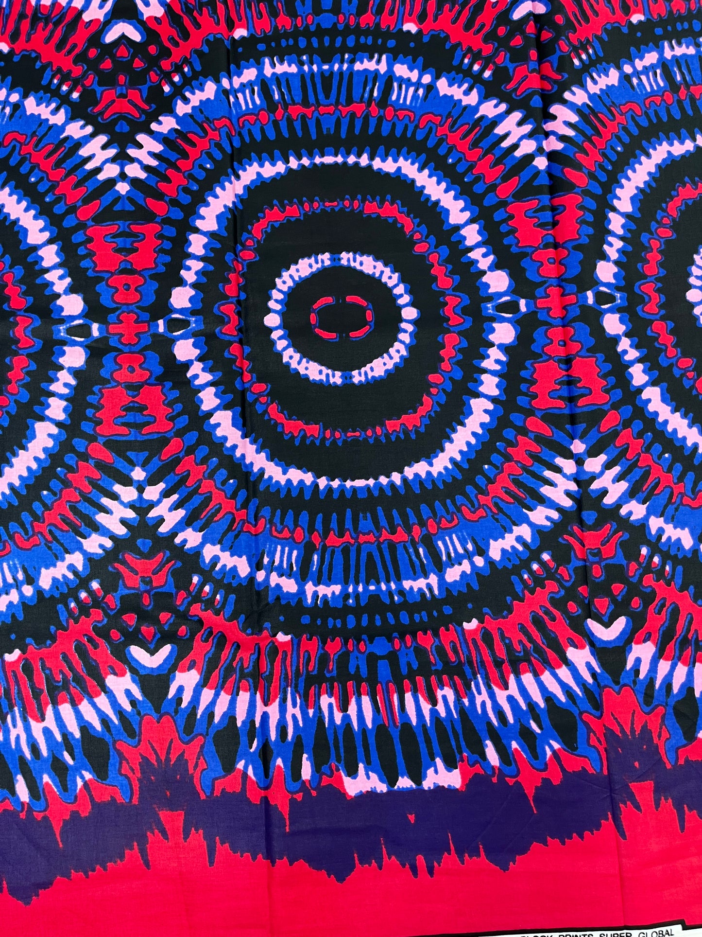African Print – Blue • Pink • Red