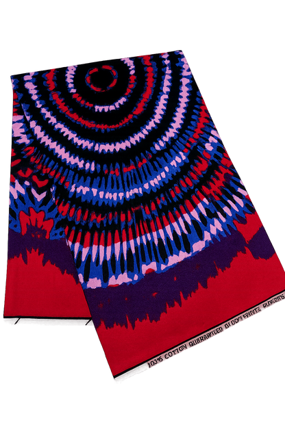 African Print – Blue • Pink • Red