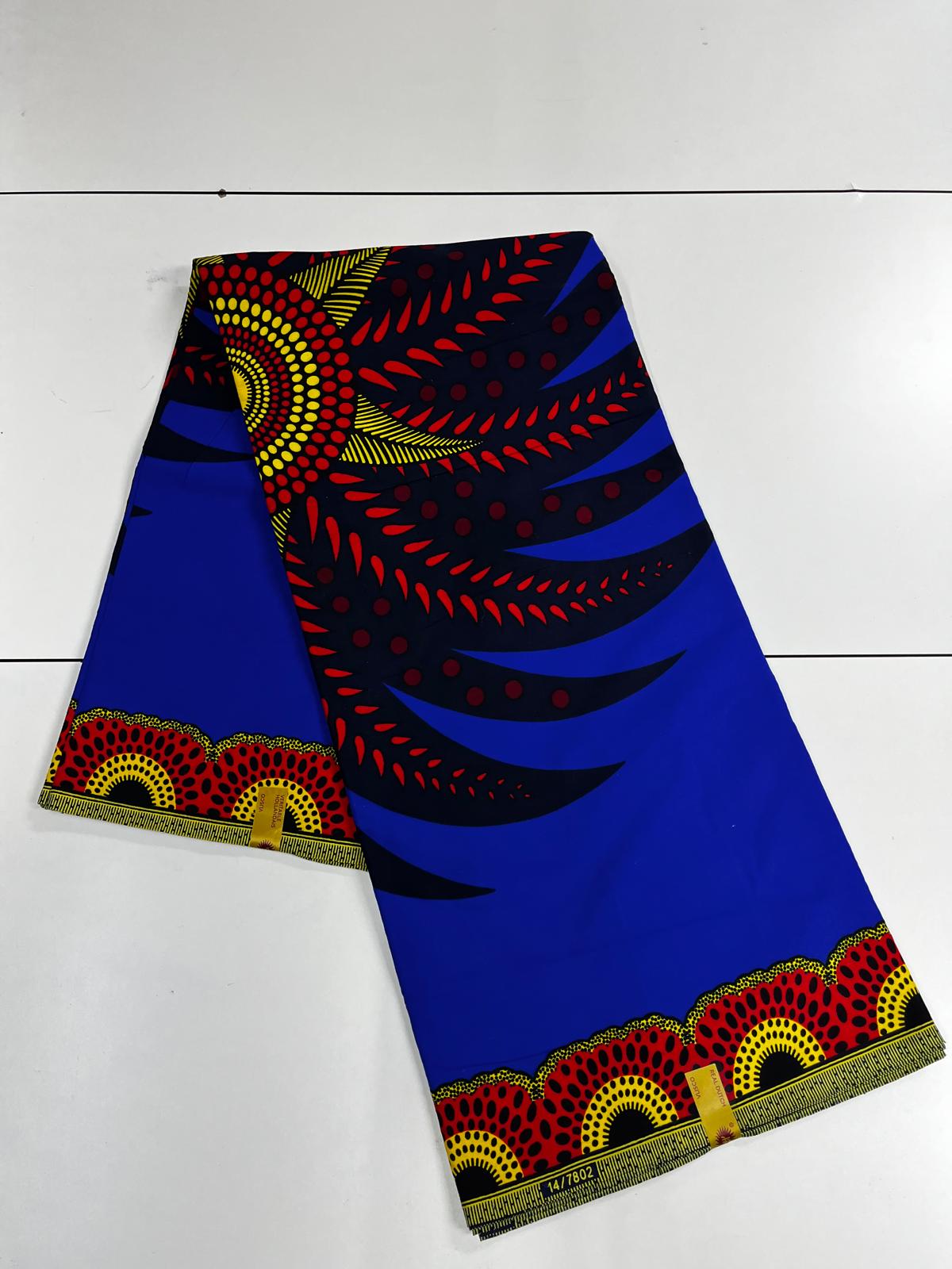 Blue African Fabric