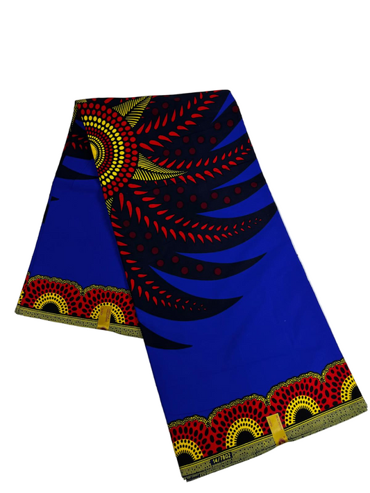 Blue African Fabric
