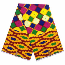 Load image into Gallery viewer, Kente print fabric
