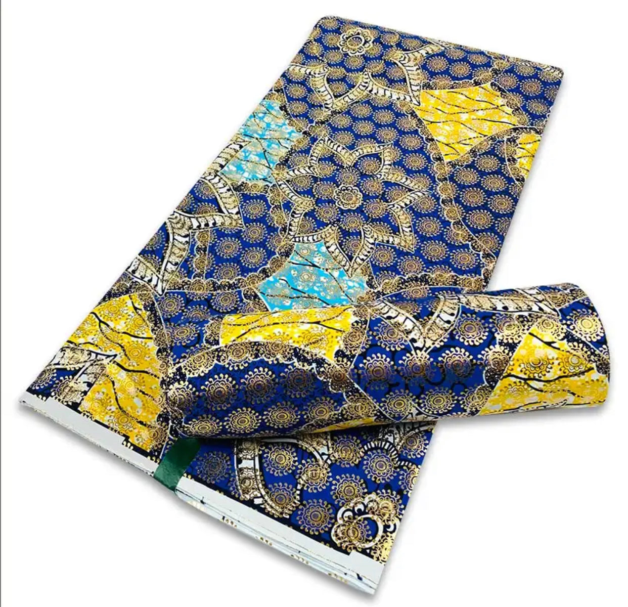 Embellish with gold print Elliebea home of African fabric & wares