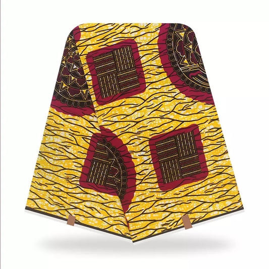 African wax black Print