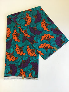 African print fabric  6 yards