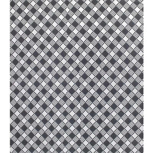 Ankara Wax  print  6 yards Kente black/white