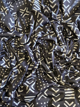 Load image into Gallery viewer, Stretch African Print Fabric in Nylon Spandex 4 Way Stretch
