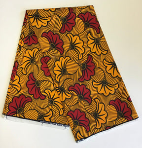 African print fabric  6 yards