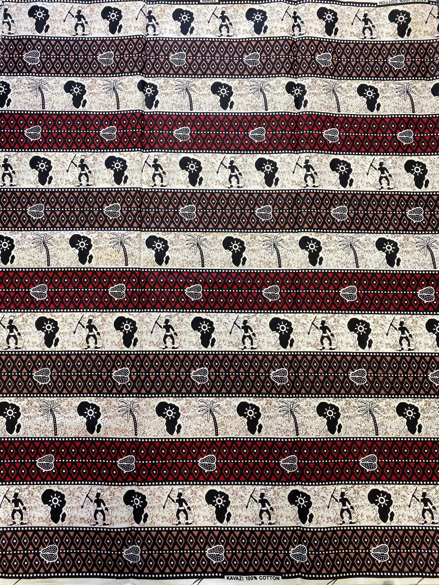 One yard bundle African print fabric 4 pieces