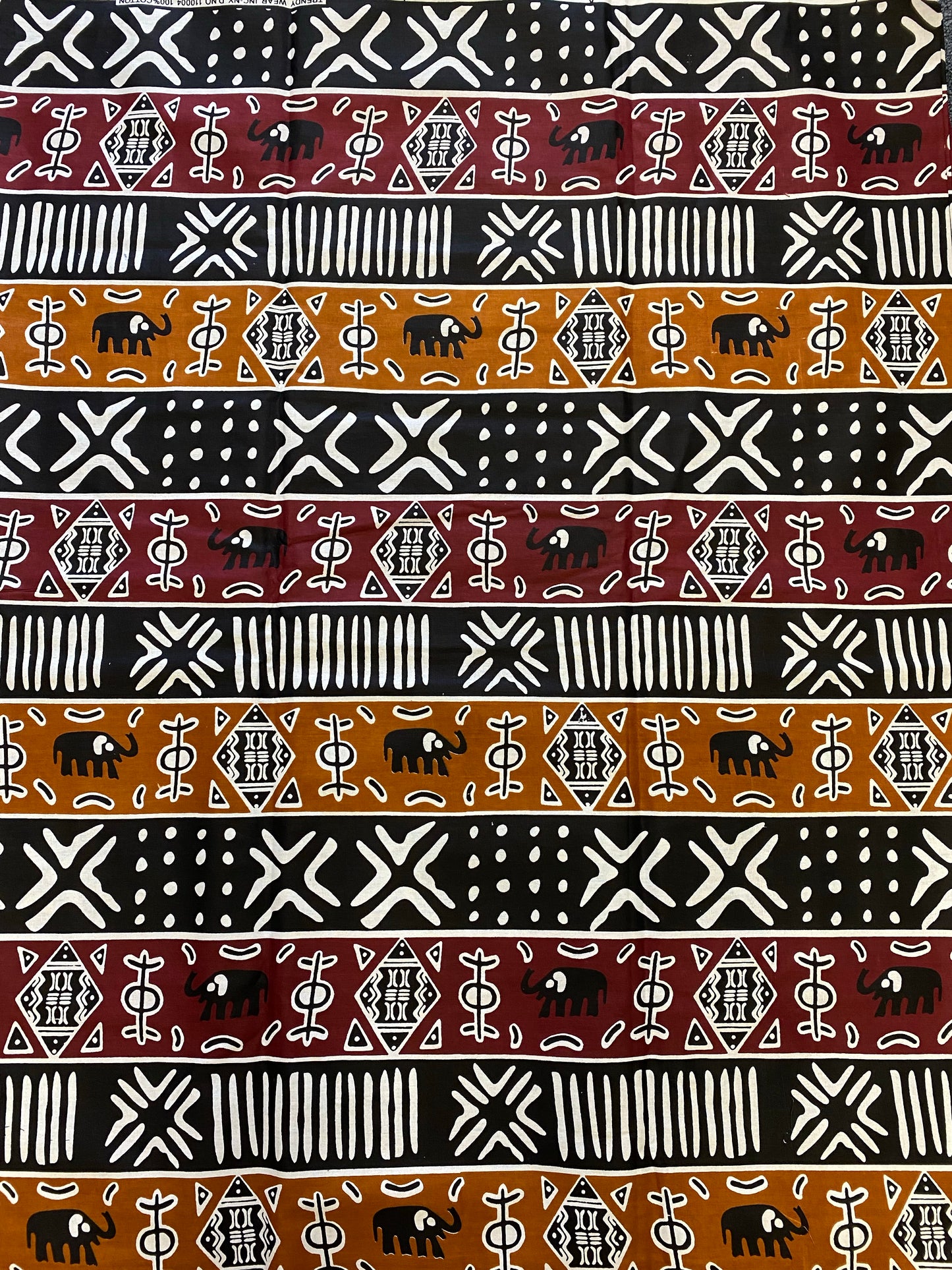 One yard bundle African print fabric 4 pieces